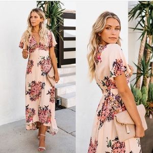 Love stitch high low dress